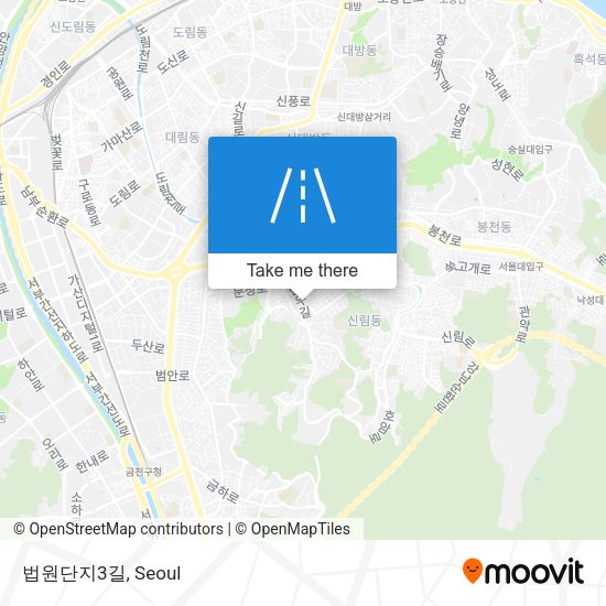 법원단지3길 map