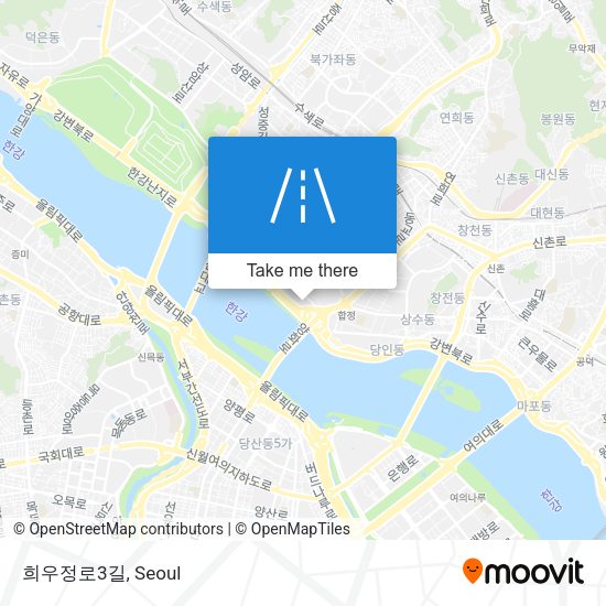 희우정로3길 map