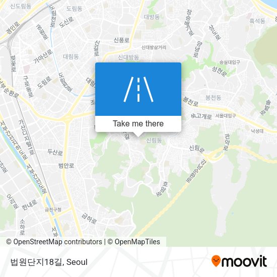 법원단지18길 map