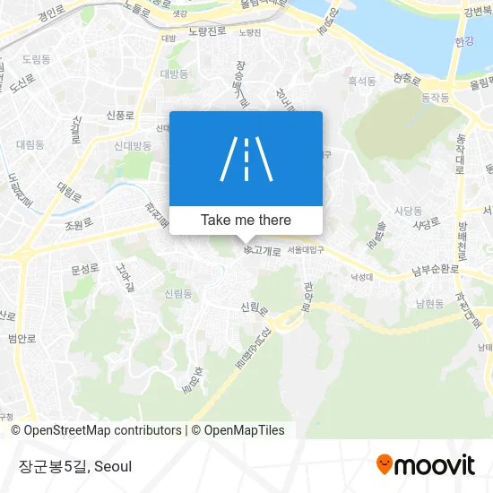 장군봉5길 map