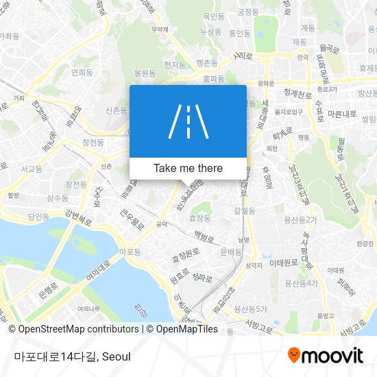 마포대로14다길 map