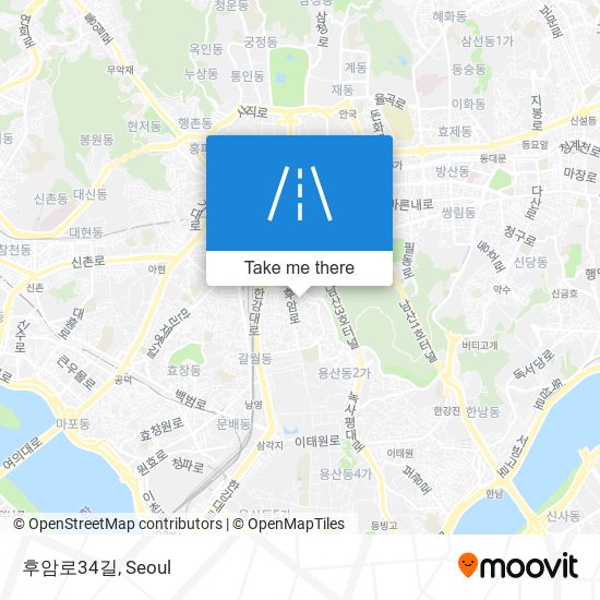 후암로34길 map