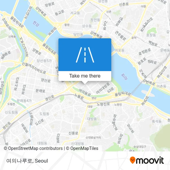 여의나루로 map