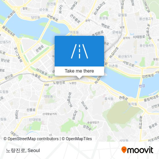 노량진로 map