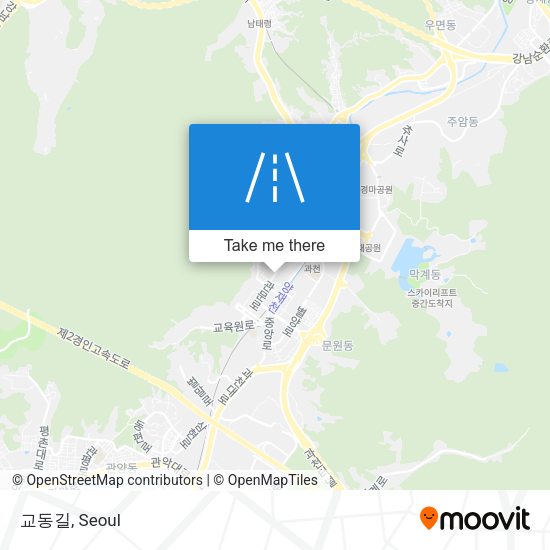 교동길 map