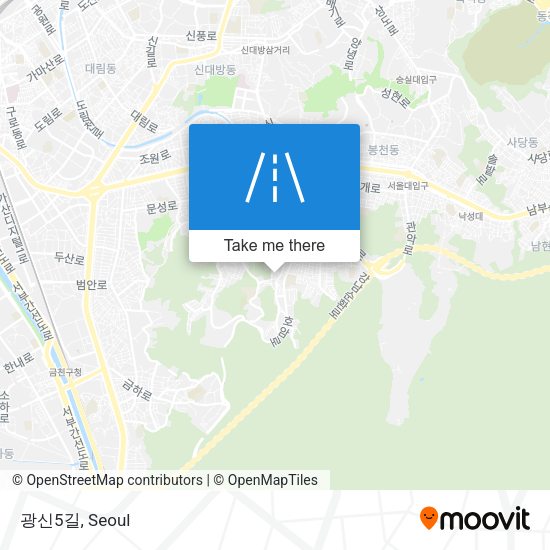 광신5길 map
