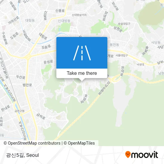 광신5길 map