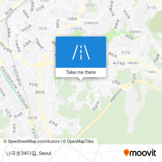 난곡로34다길 map