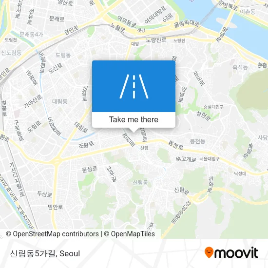 신림동5가길 map