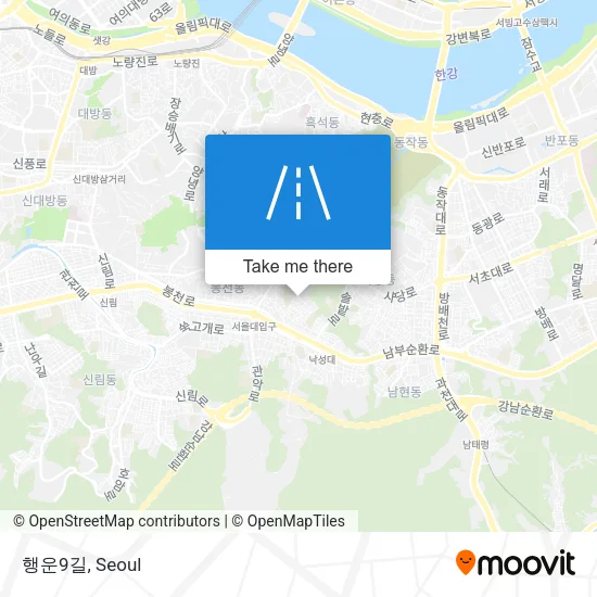 행운9길 map