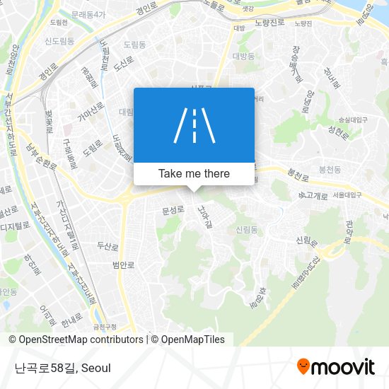 난곡로58길 map