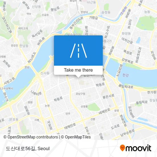 도산대로56길 map