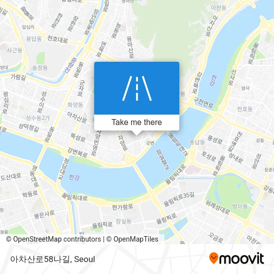 아차산로58나길 map
