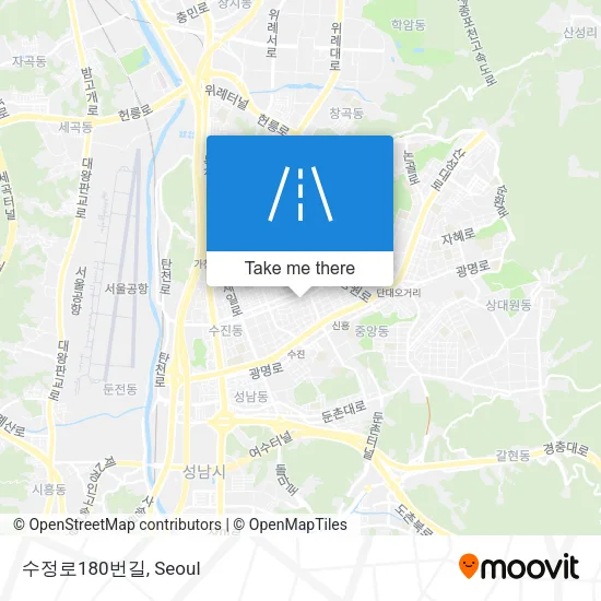 수정로180번길 map