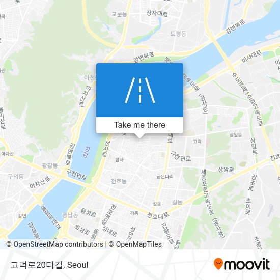 고덕로20다길 map