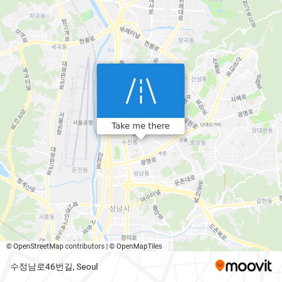 수정남로46번길 map