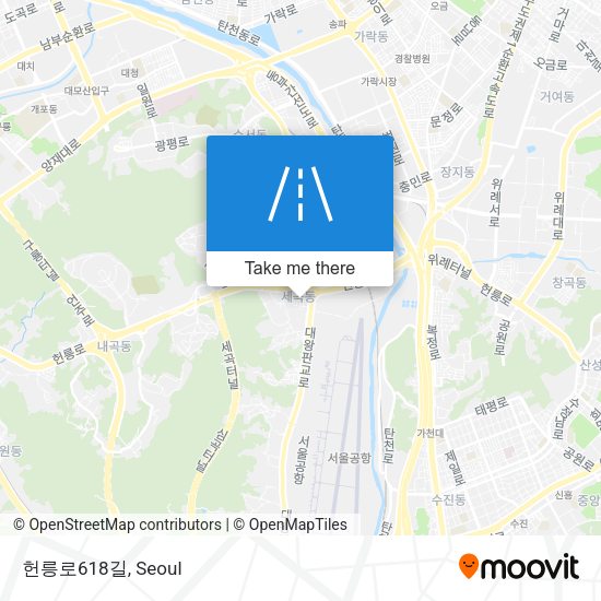 헌릉로618길 map