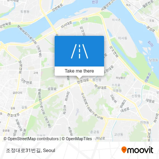 조정대로31번길 map