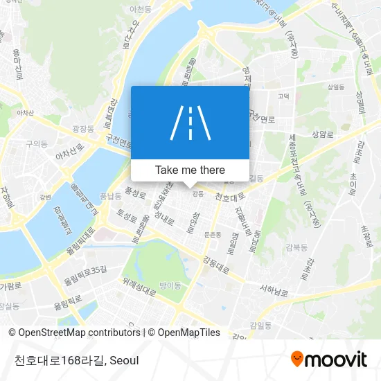 천호대로168라길 map