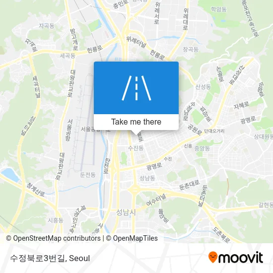 수정북로3번길 map