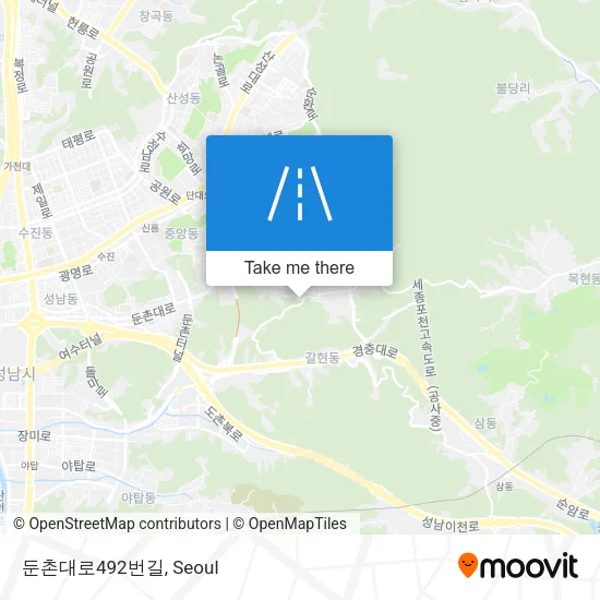 둔촌대로492번길 map