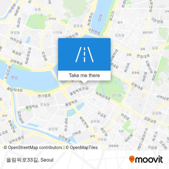 올림픽로33길 map
