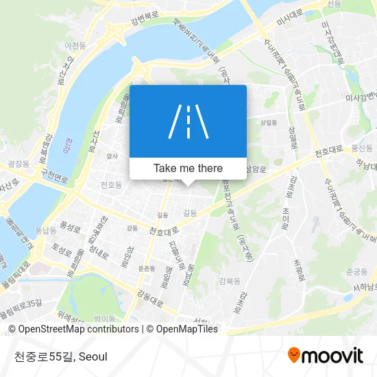 천중로55길 map
