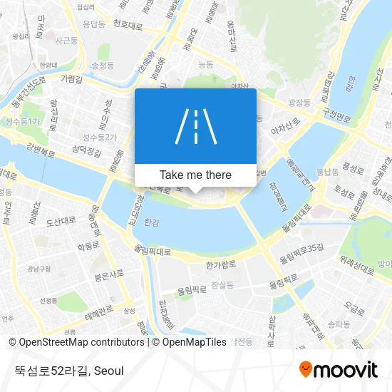 뚝섬로52라길 map