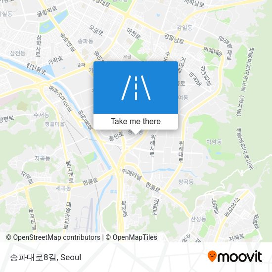 송파대로8길 map