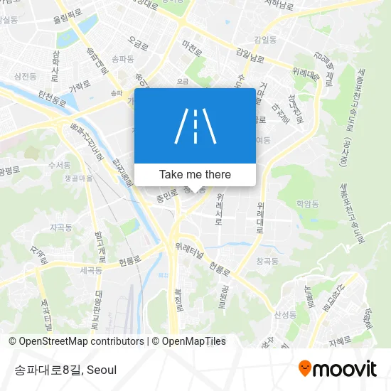 송파대로8길 map