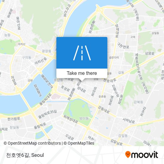 천호옛6길 map