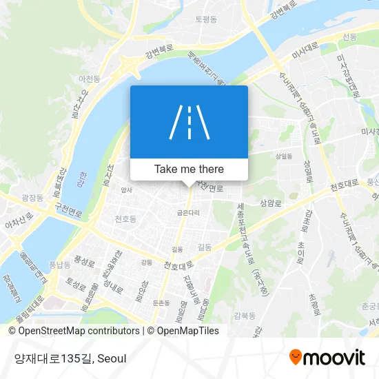 양재대로135길 map