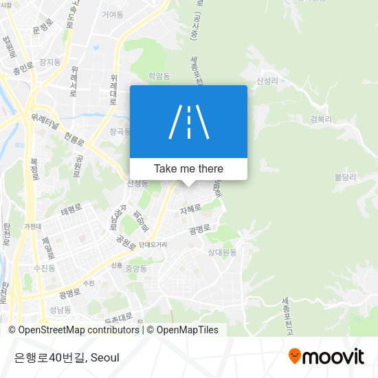 은행로40번길 map