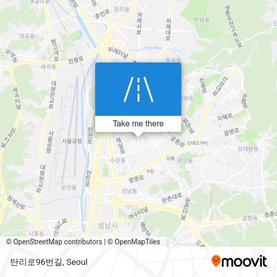 탄리로96번길 map