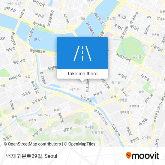 백제고분로29길 map