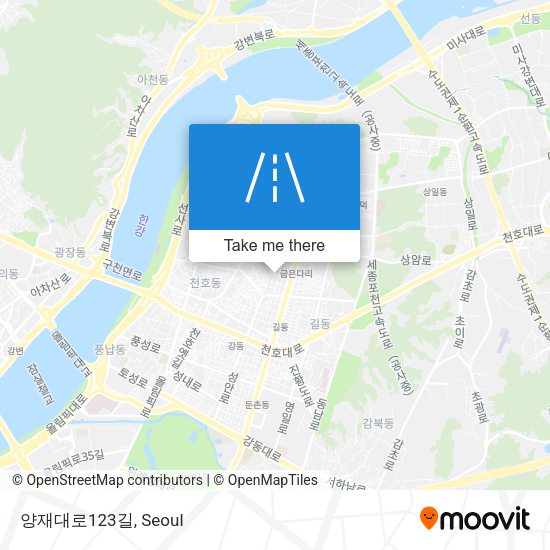 양재대로123길 map