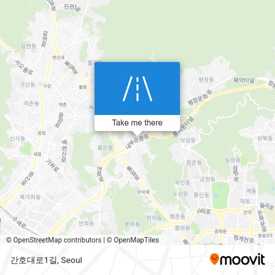 간호대로1길 map