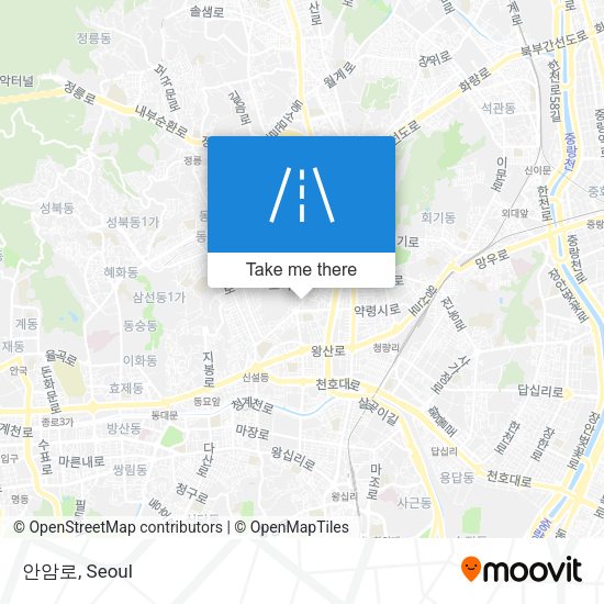 안암로 map