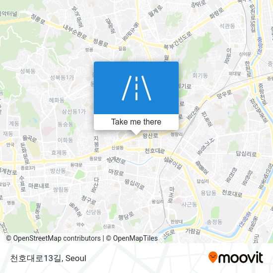 천호대로13길 map