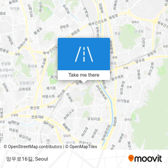 망우로16길 map