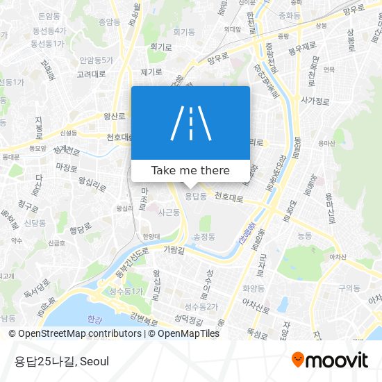 용답25나길 map