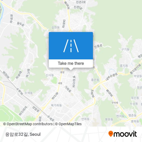 응암로32길 map