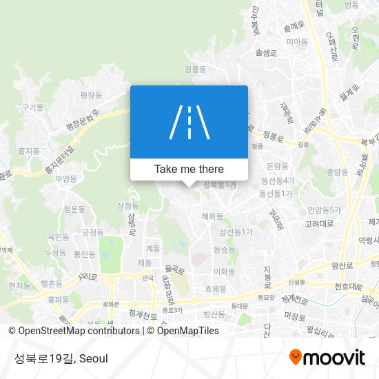 성북로19길 map