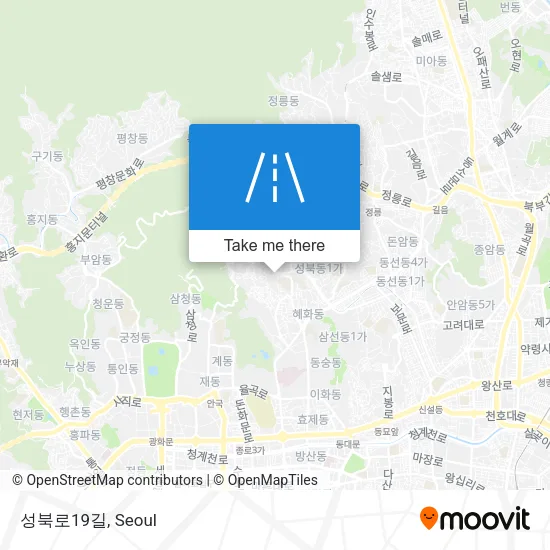 성북로19길 map