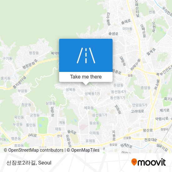 선잠로2라길 map