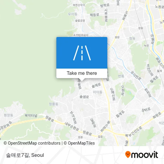 솔매로7길 map
