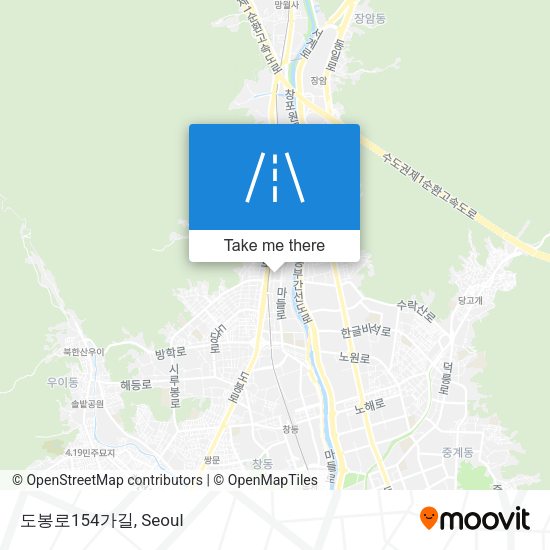 도봉로154가길 map