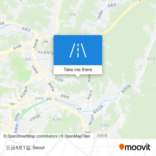 오금4로1길 map