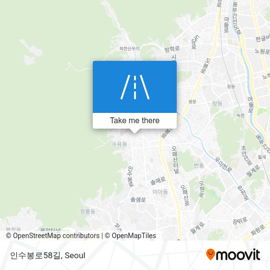 인수봉로58길 map