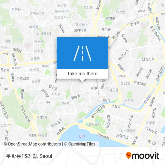 무학봉15라길 map